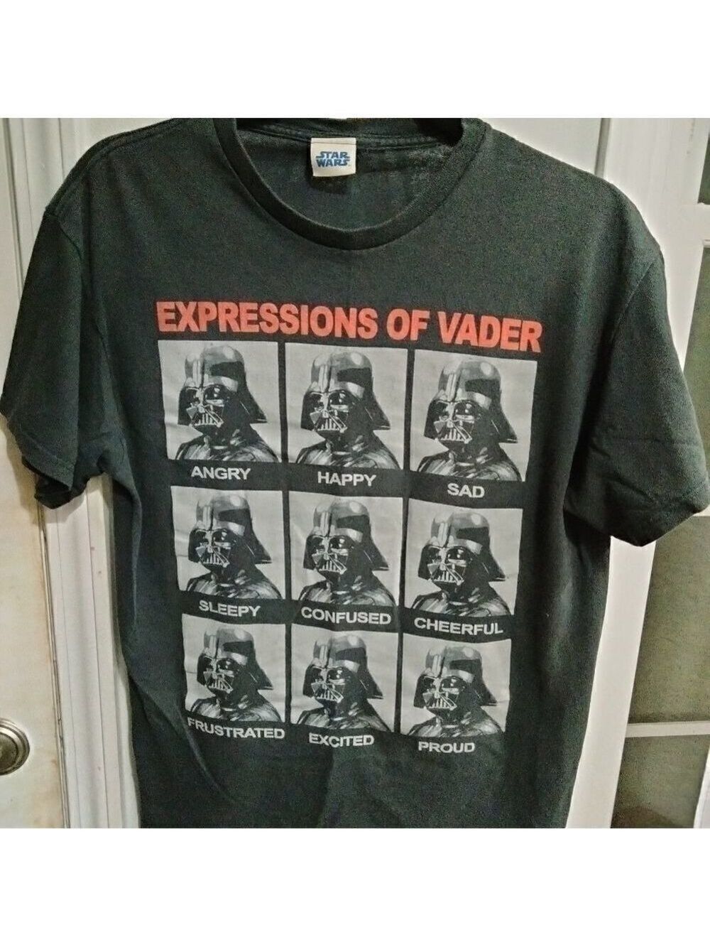 Star Wars T Shirt Expression Of Vader Graphic Tee